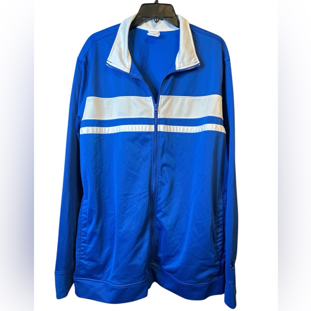 Vintage Men's Starter Track Jacket - Size 2X- Blue & White
